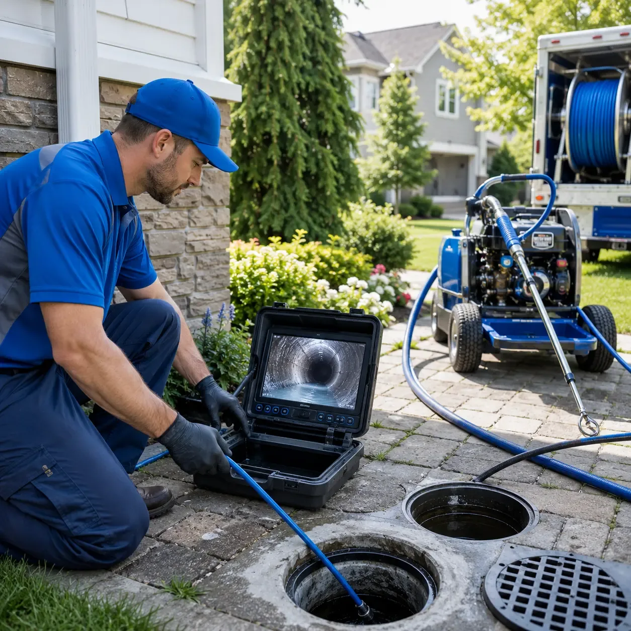 Outdoor drain cleaning professionals serving Trimble, OH